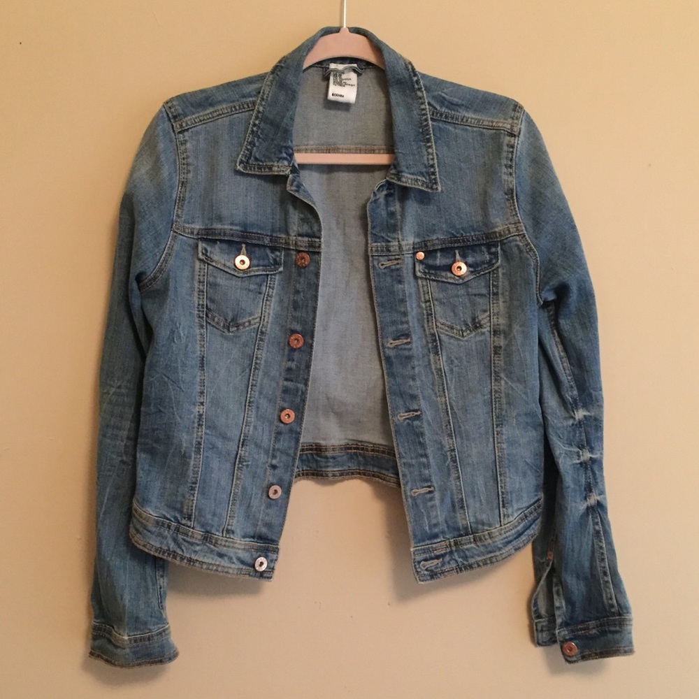 H&M Cropped Denim Jacket